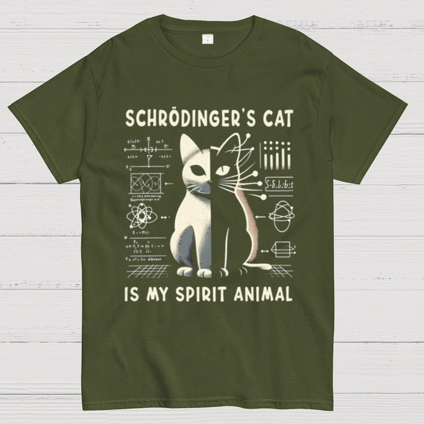Schrodinger's Сat Science T-Shirts