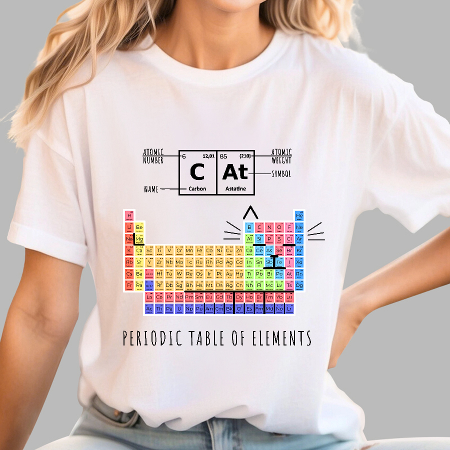 Periodic Table Of Cats  T-Shirt
