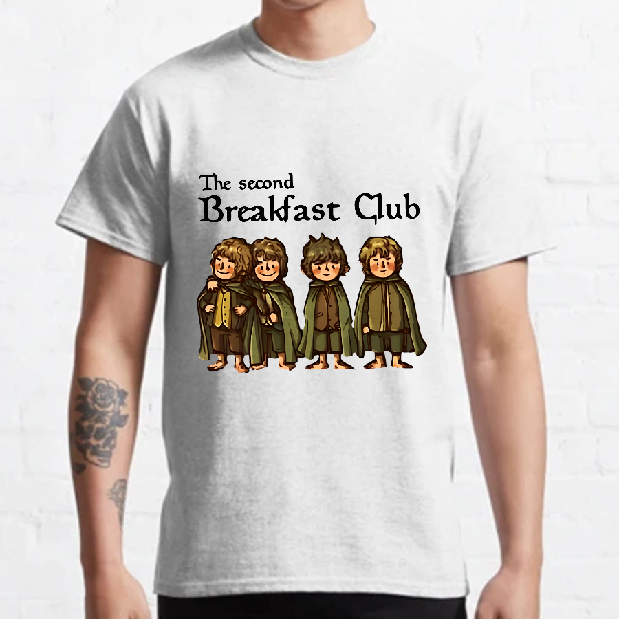 The Lord Of The Ring The Second Breakfast Club Nerdy T-Shirt