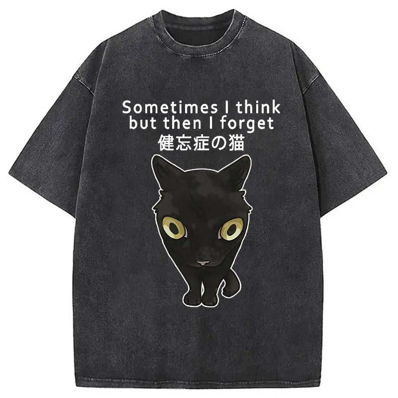 bbb Amnesiac Cat Washed T-Shirt