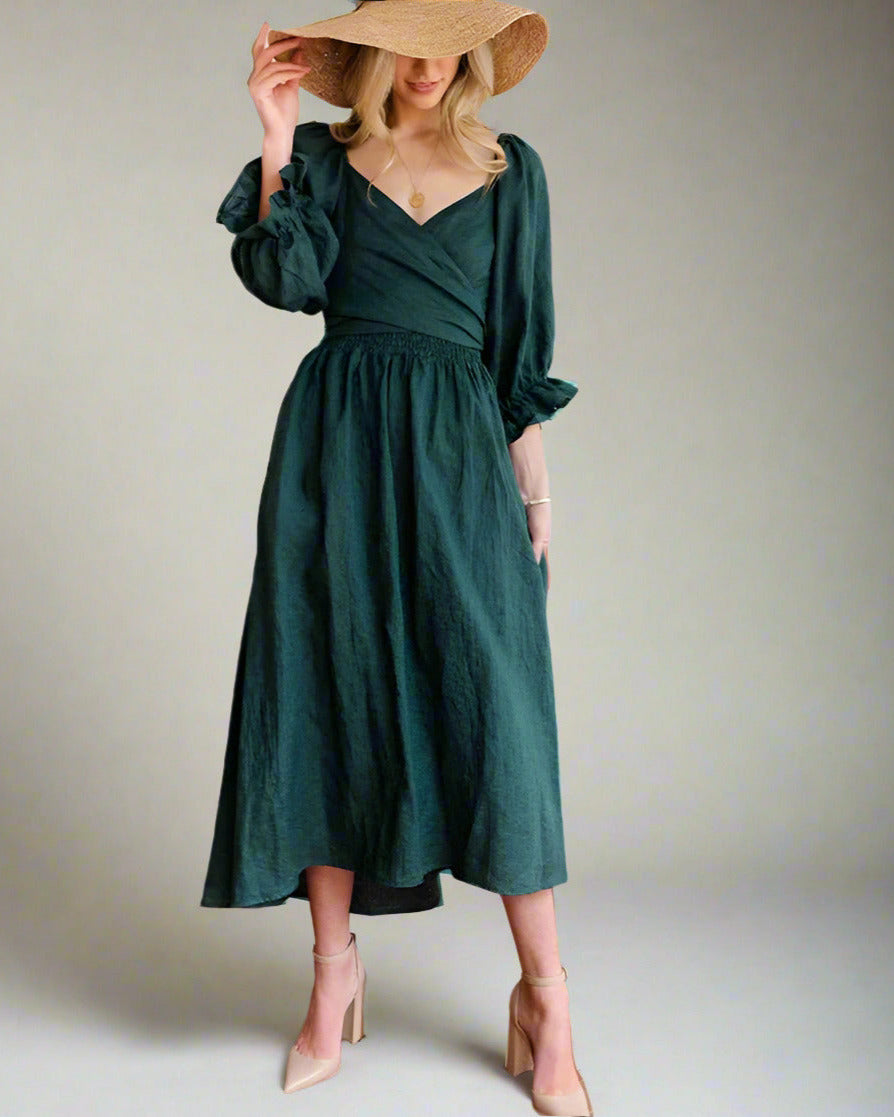 Airy Cotton Summer Dress for Women, Breathable and Versatile, Flattering Fit for Day or Night Wear