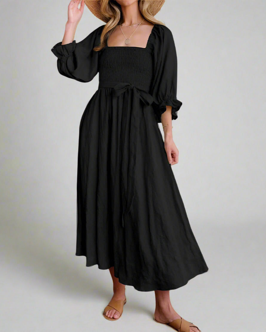 Airy Cotton Summer Dress for Women, Breathable and Versatile, Flattering Fit for Day or Night Wear