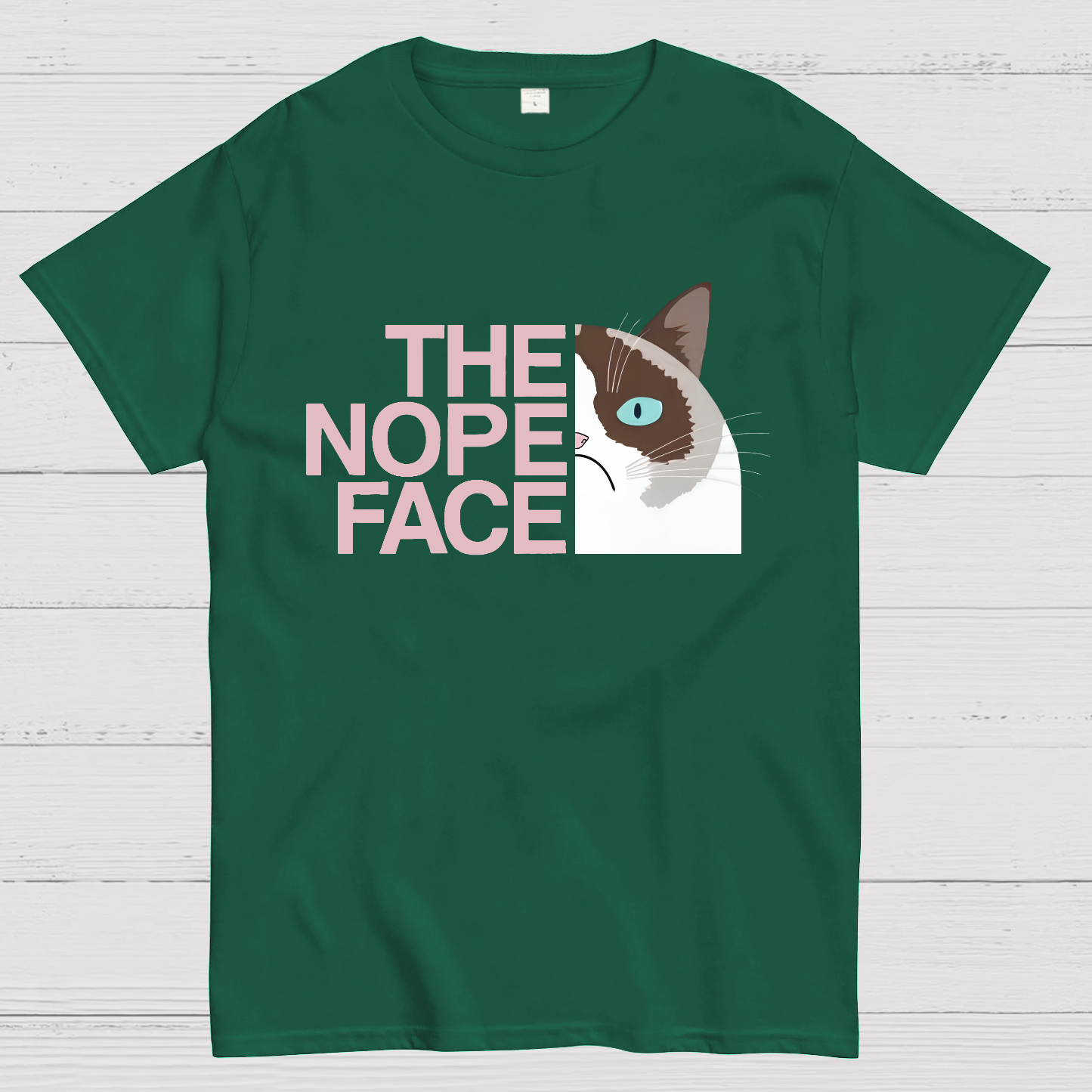 The nope face funny cat  T-Shirt