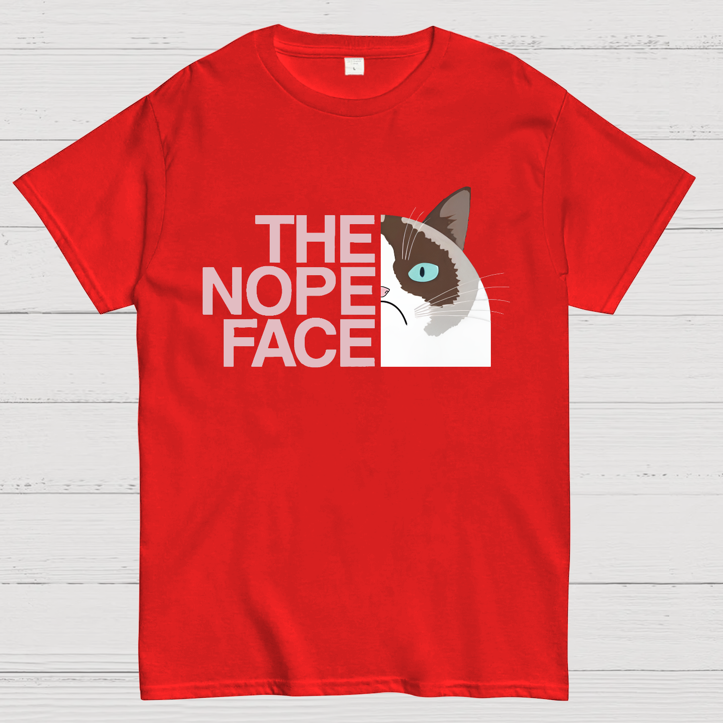 The nope face funny cat  T-Shirt