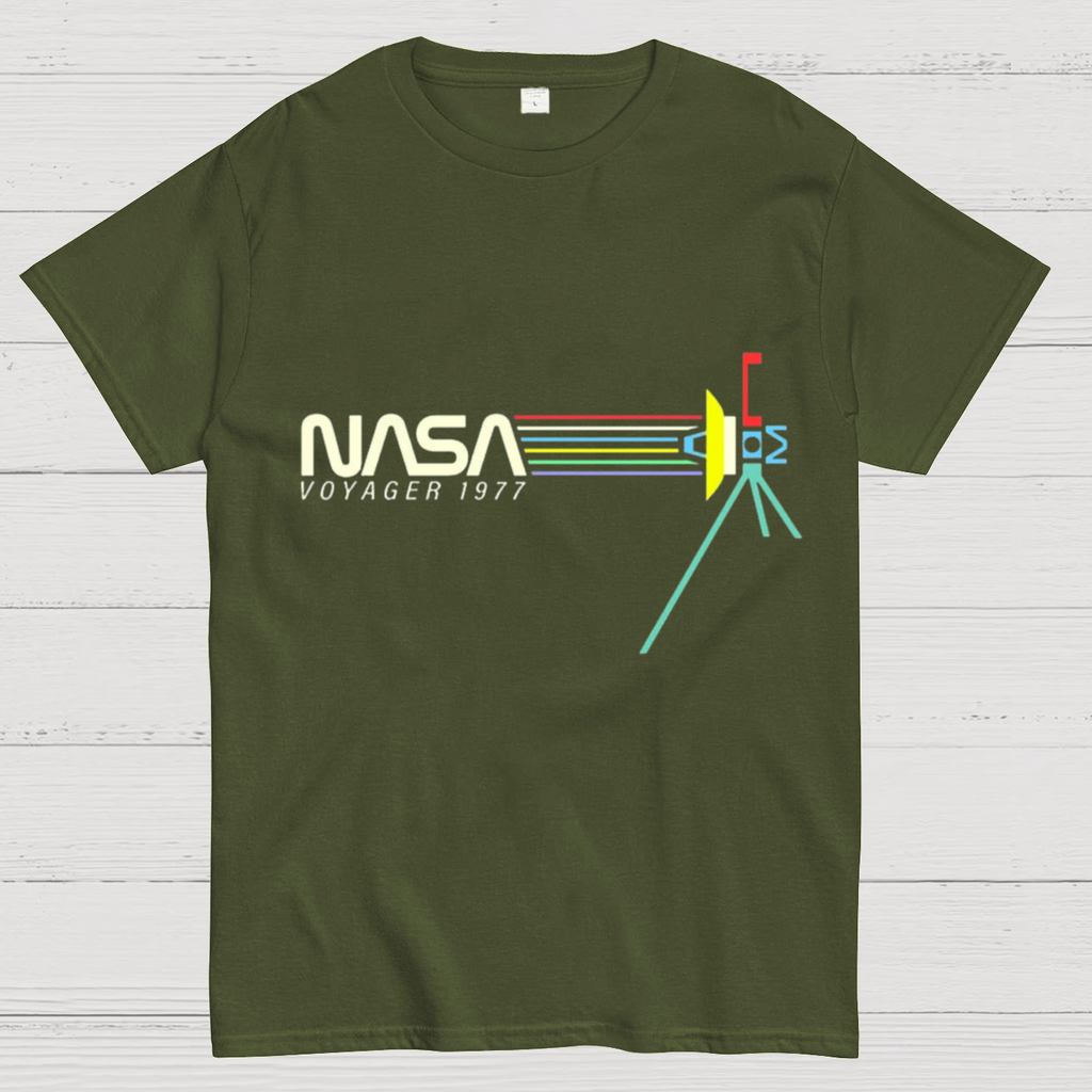 Retro NASA Voyager Spacecraft y T-Shirt