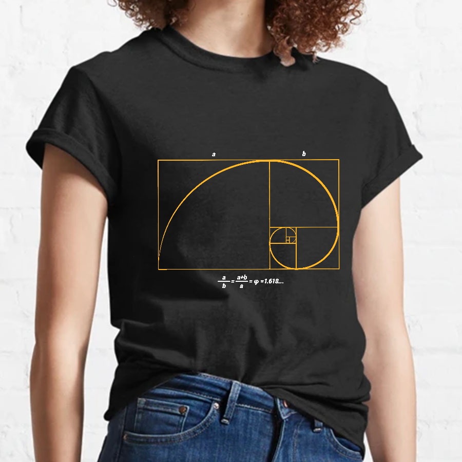 Fibonacci Shirt ∙ Math Art ∙ Science Engineer y T-Shirt