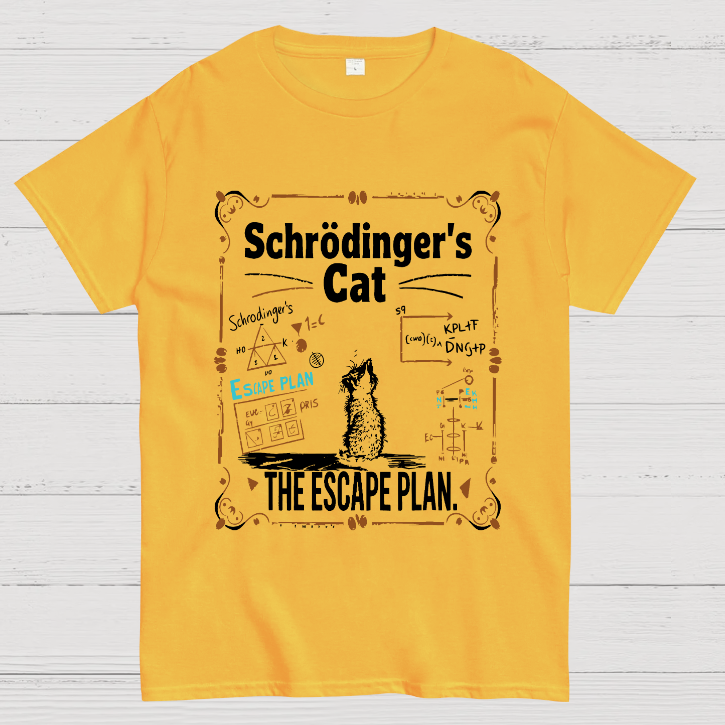 Schrödinger's Cat The Escape Plan  T-Shirt