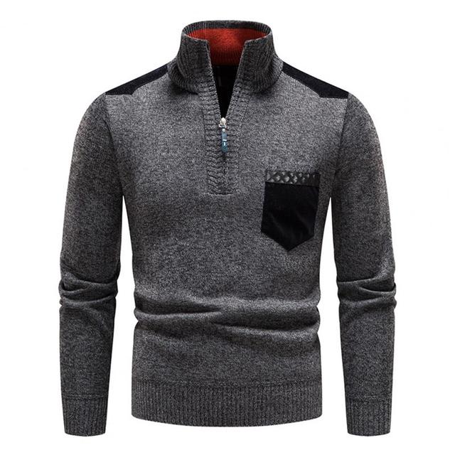 Lightweight Refined Men's Half Zip Pullover - Merino Wool