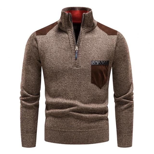 Lightweight Refined Men's Half Zip Pullover - Merino Wool