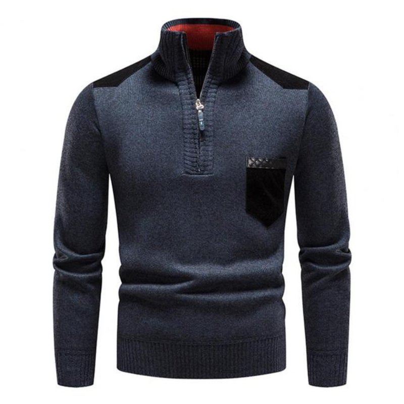 Lightweight Refined Men's Half Zip Pullover - Merino Wool