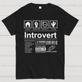 Introvert Label  T-Shirt