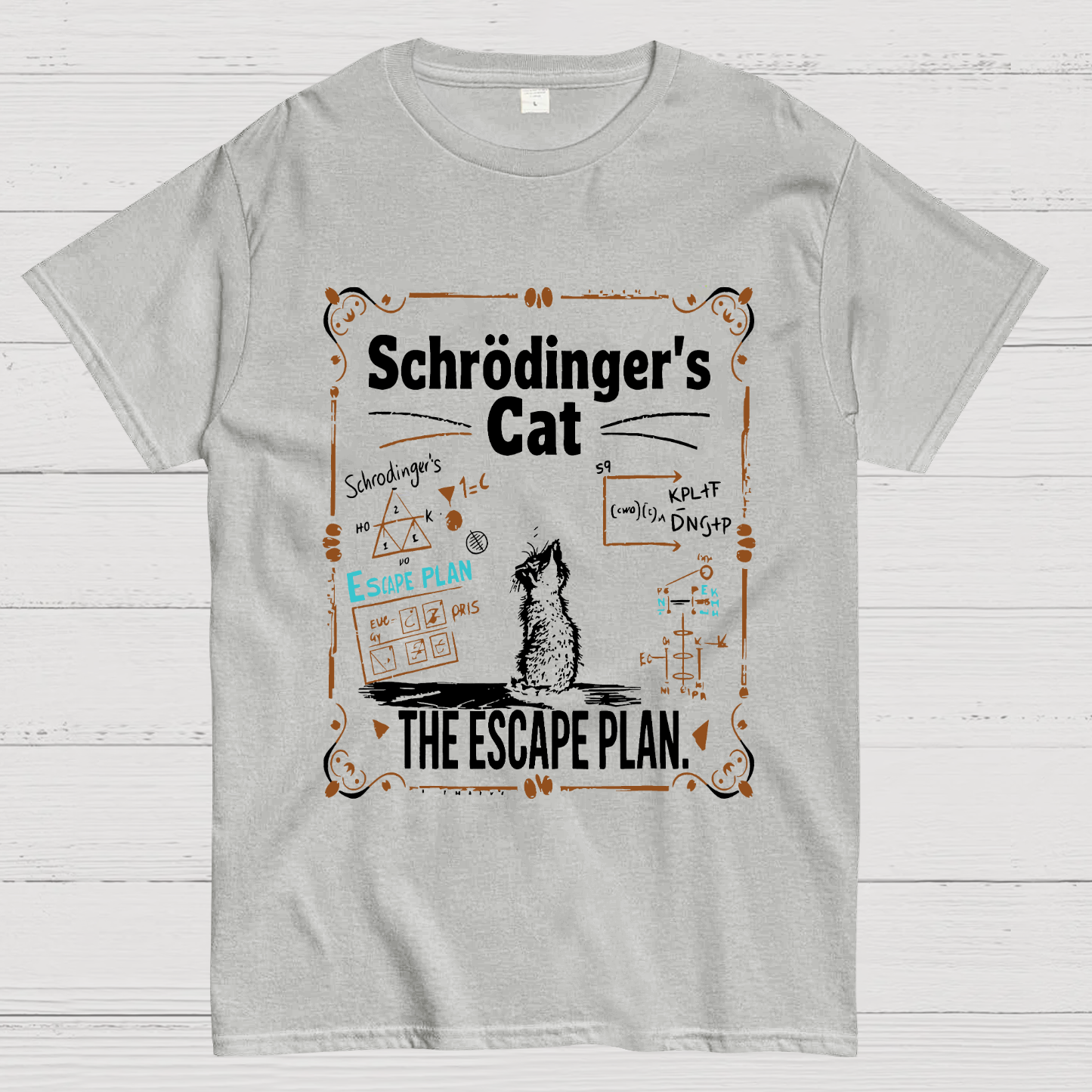 Schrödinger's Cat The Escape Plan  T-Shirt