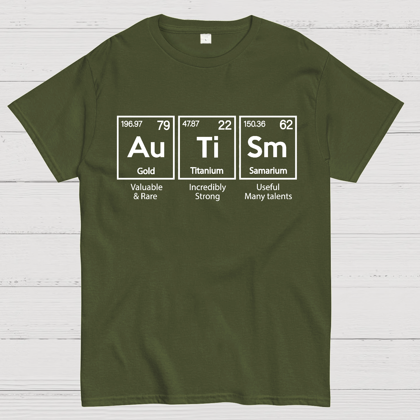 Autism Awareness Elements Periodic  T-Shirt