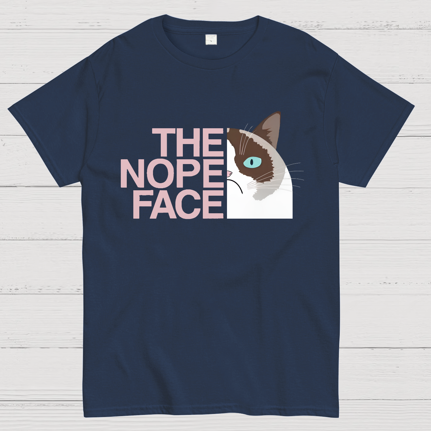 The nope face funny cat  T-Shirt