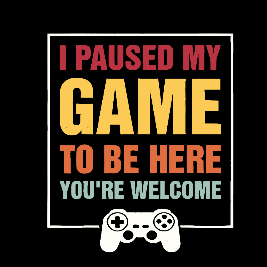 I Paused My Game To Be Here You're Welcom  T-Shirt