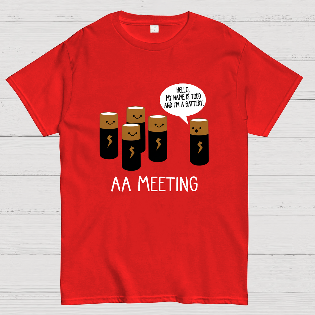AA Meeting Nerdy T-Shirt
