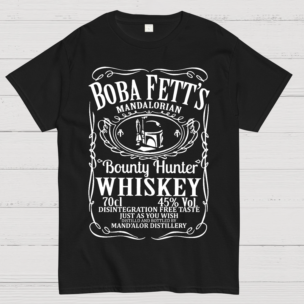 Mandalorian Bounty Hunter Whiskey  T-Shirt