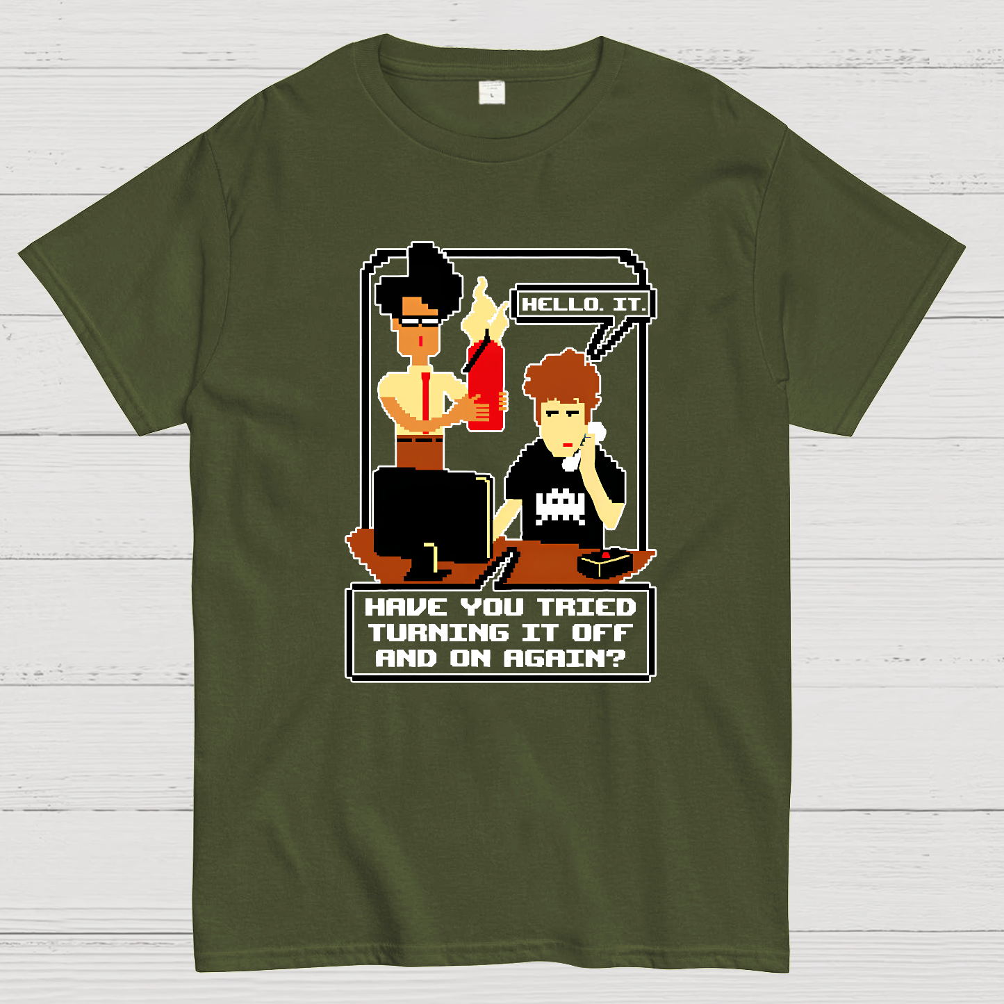 Tech Support Sitcoms - Funny Catchphrases  T-Shirt