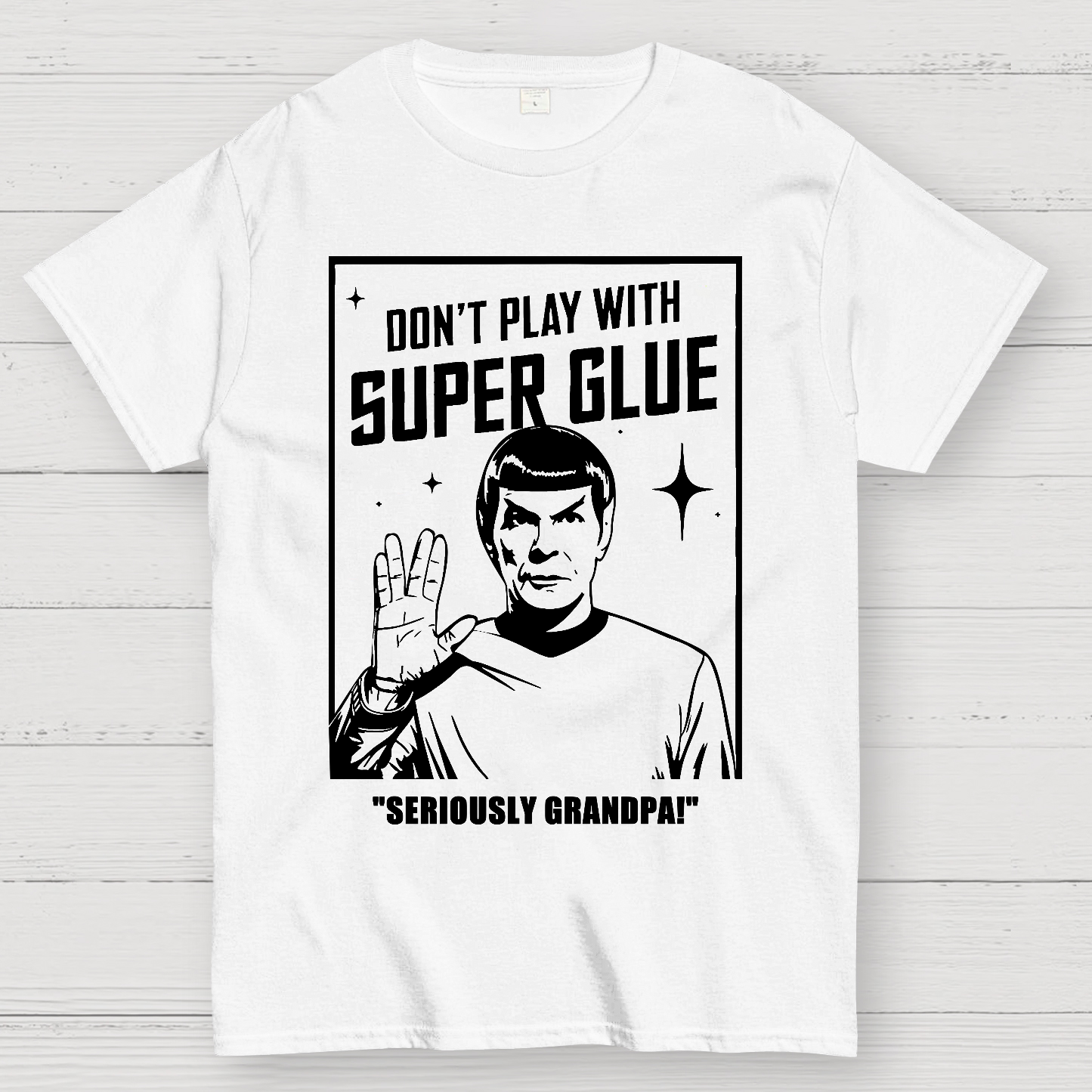 Don't Play With Superglue Grandpa  T-Shirt