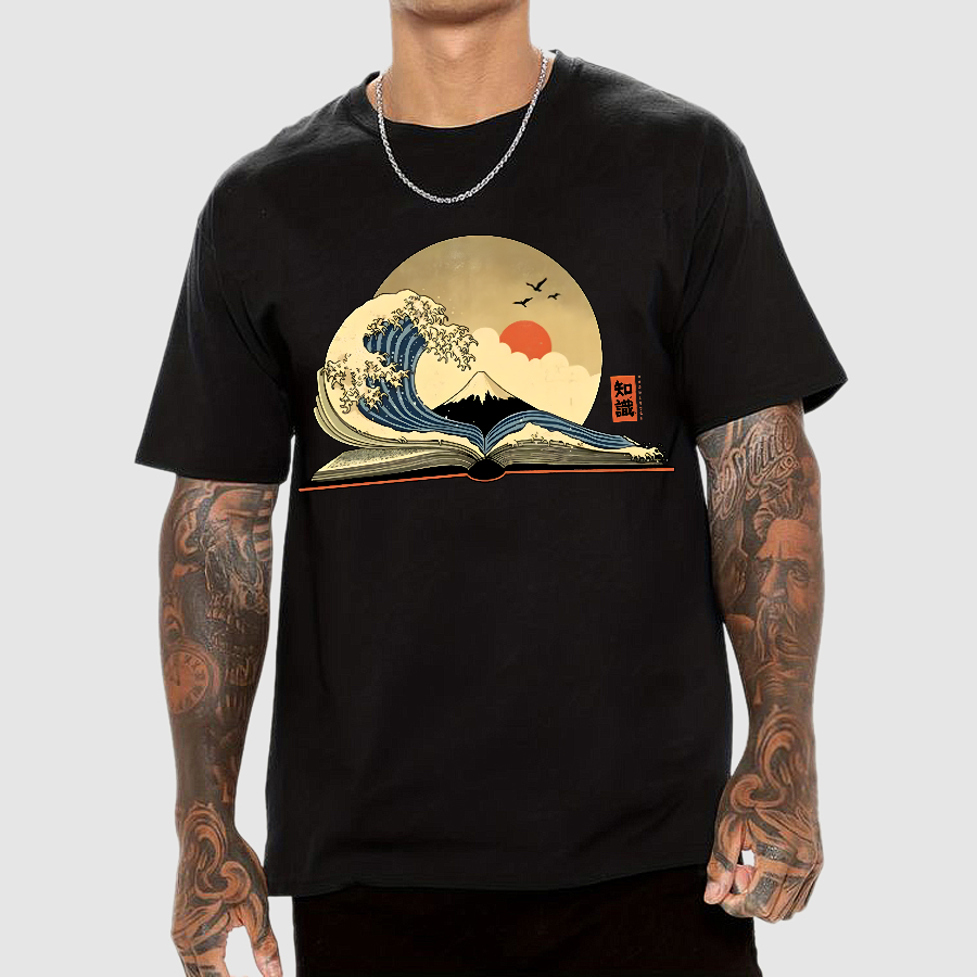 The Great Wave of Knowledge  T-Shirt