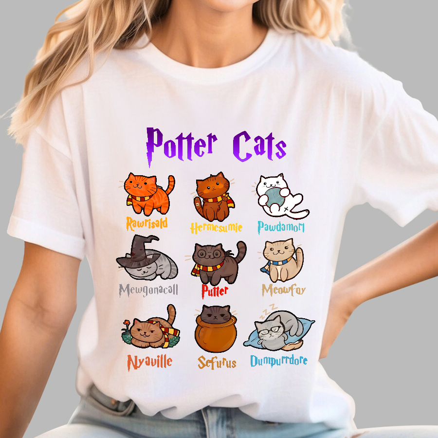 Potter Cats  T-Shirt