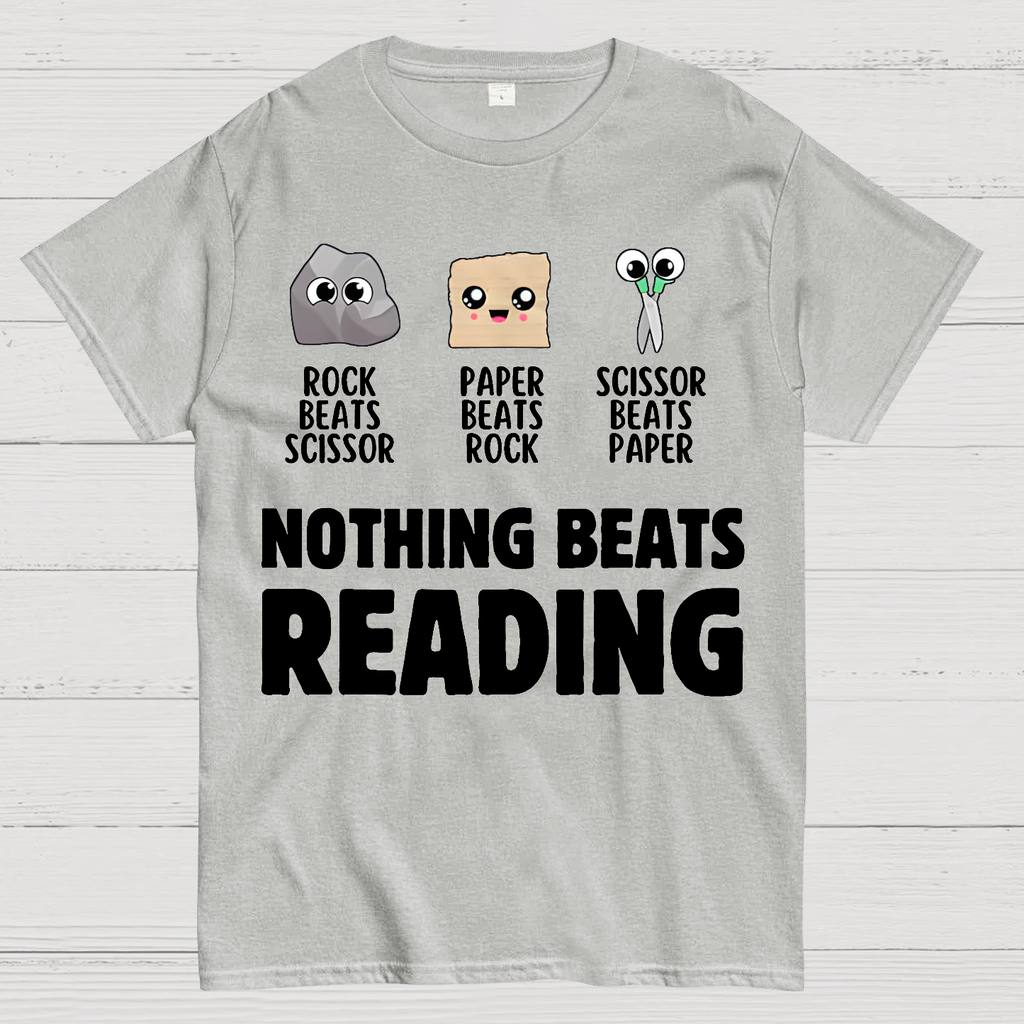 Nothing Beats Reading Librarian Book Bookworm  T-Shirt