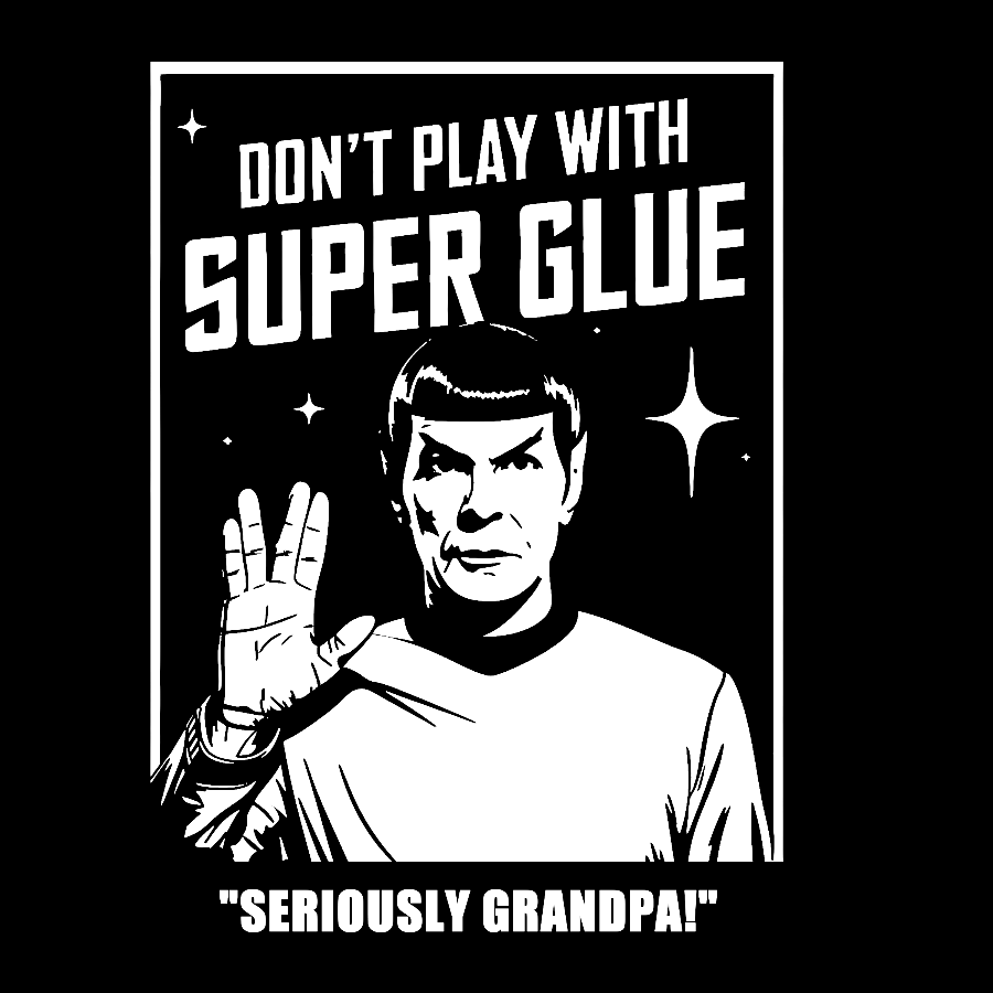 Don't Play With Superglue Grandpa  T-Shirt