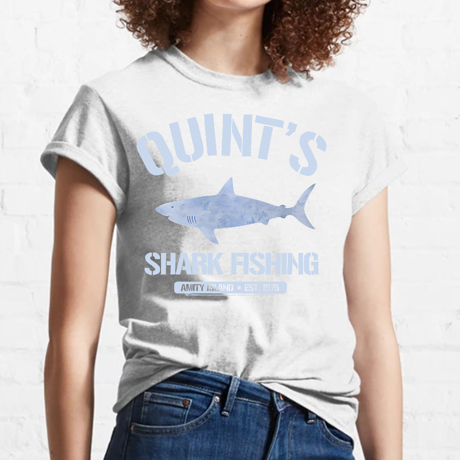 Quint's Shark Fishing Jaws Retro y T-Shirt