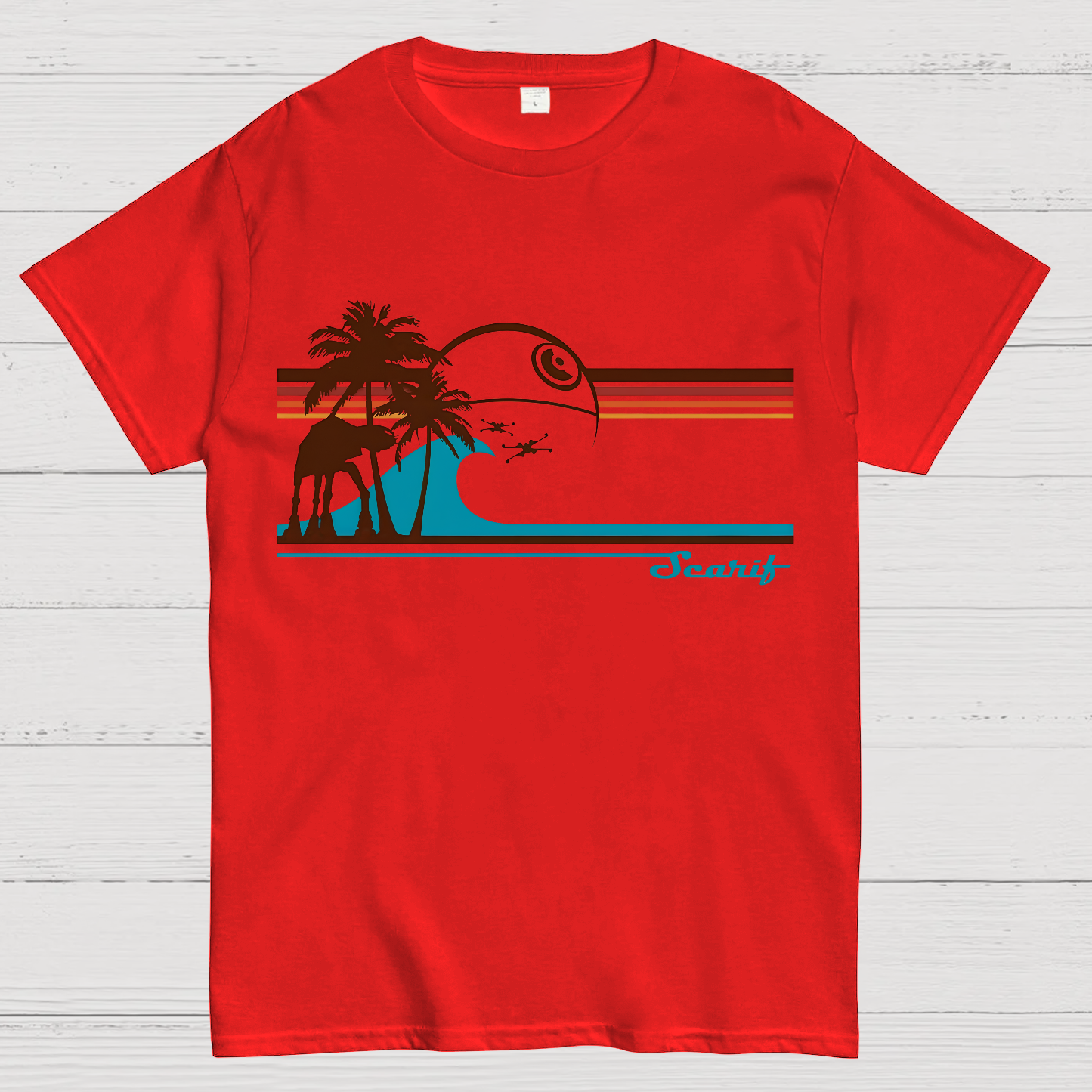 Tie Fighters Retro Nerds T-Shirt