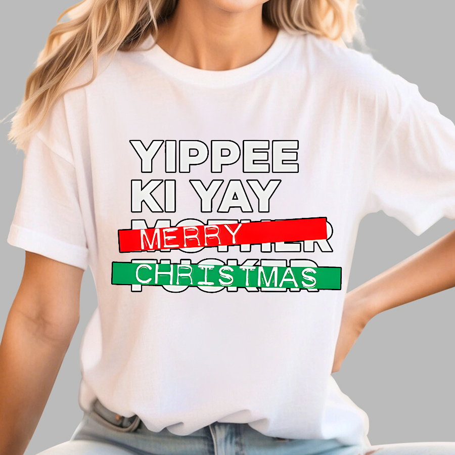 Yippee Ki Yay Merry Christmas  T-Shirt