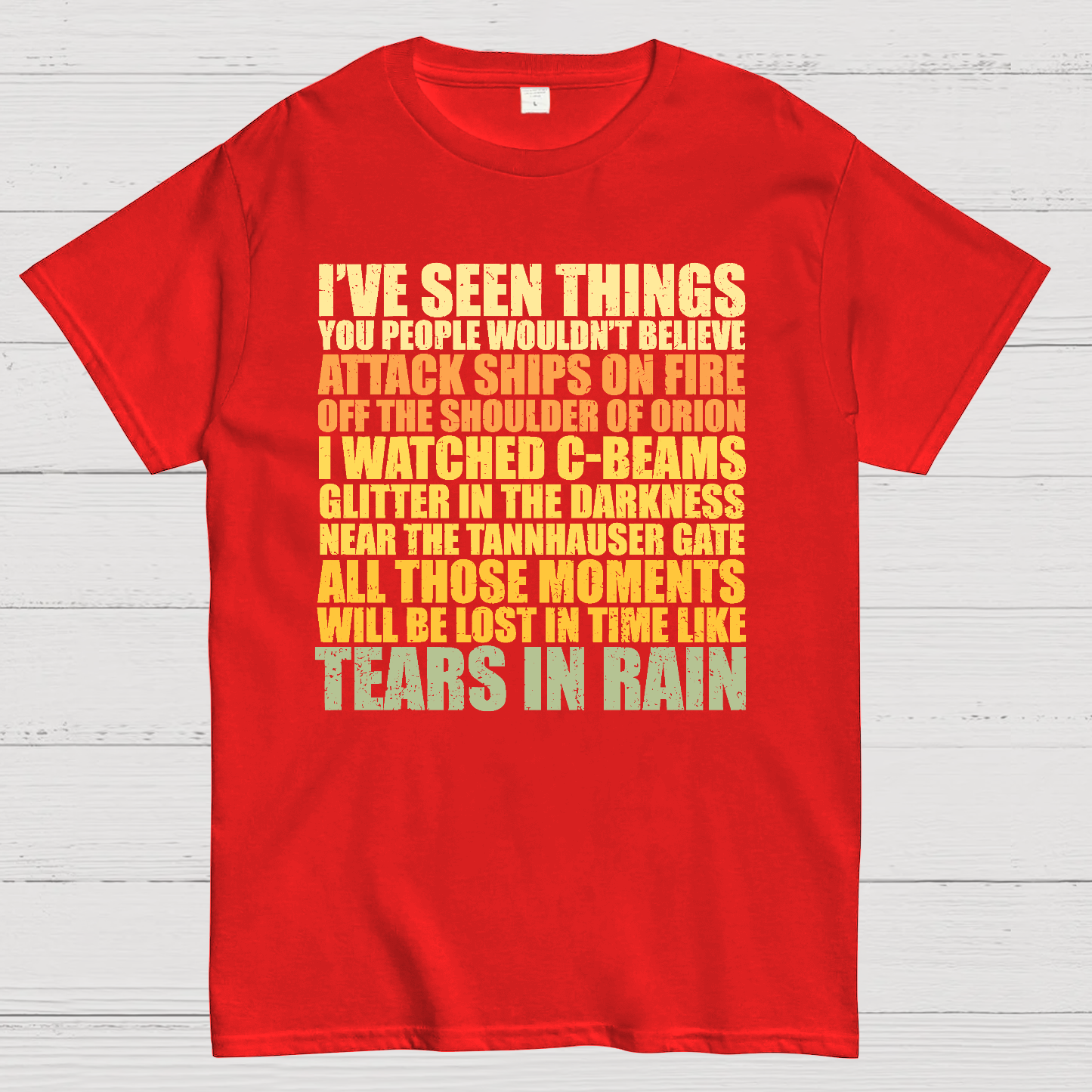 Tears In Rain  T-Shirt