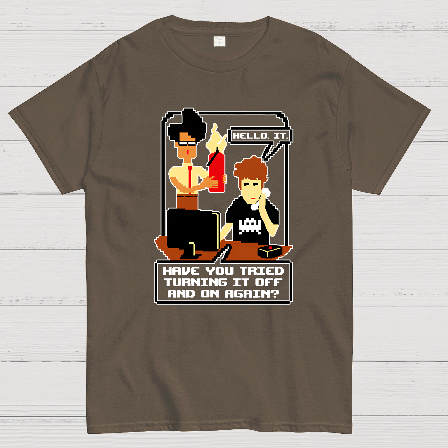 Tech Support Sitcoms - Funny Catchphrases  T-Shirt