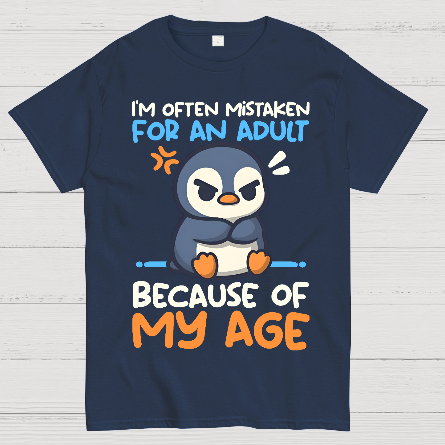 Penguin often mistaken for an adult  T-Shirt