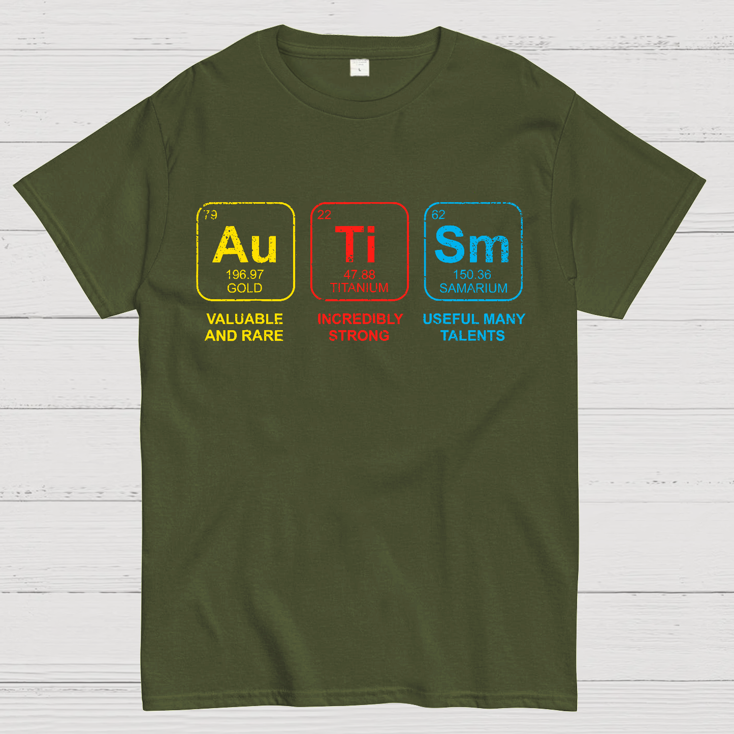 Autism Periodic Table  T-Shirt