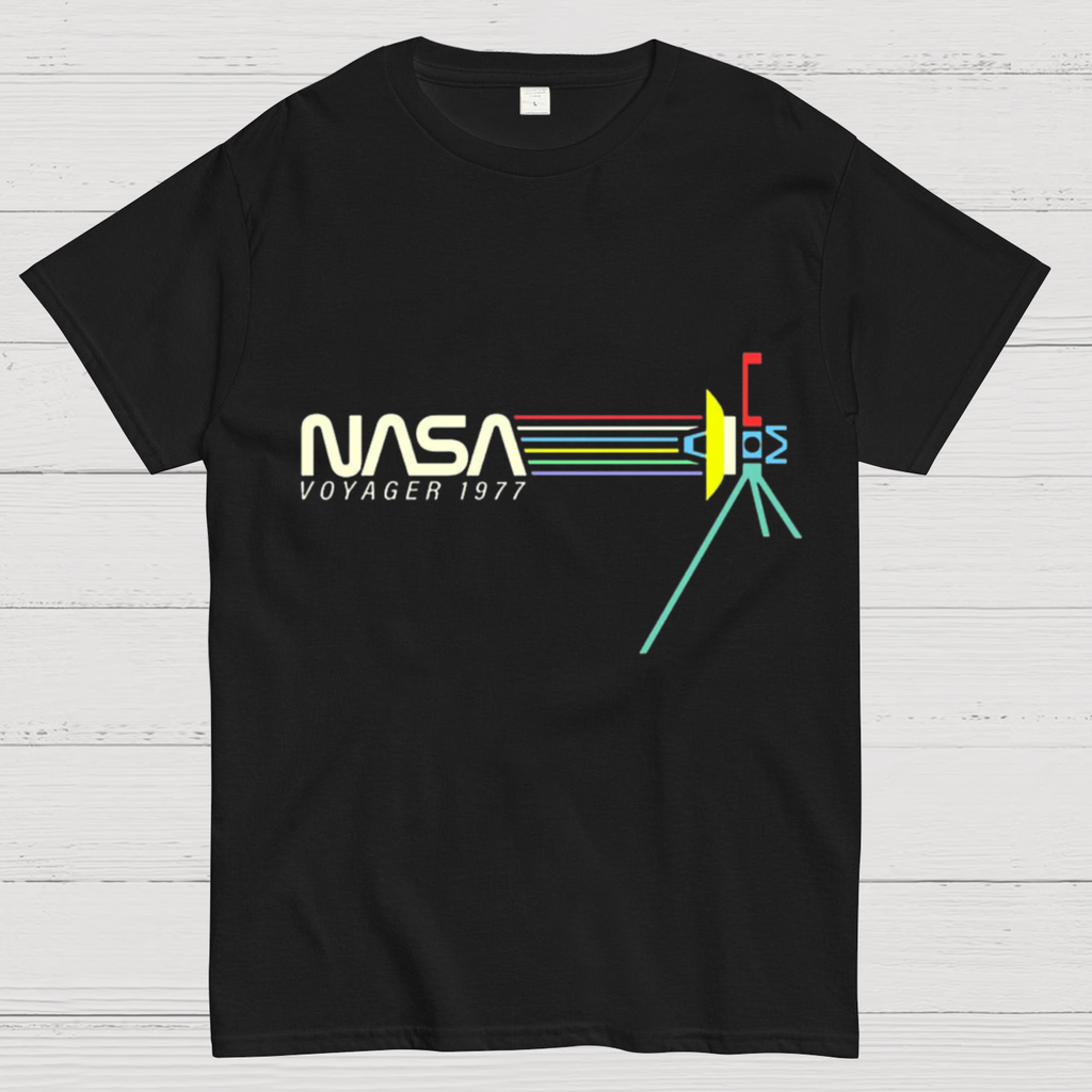 Retro NASA Voyager Spacecraft y T-Shirt