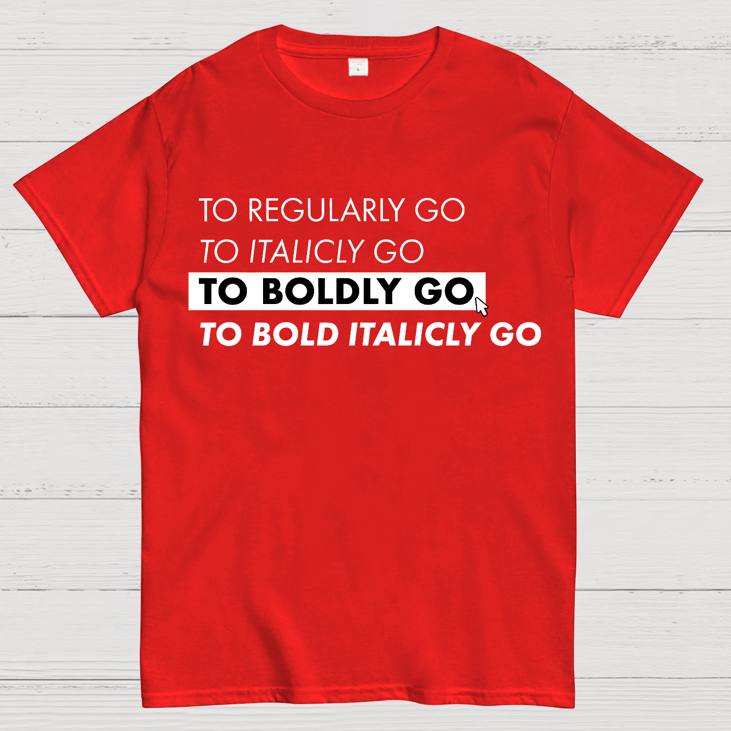 Font Trek  T-Shirt