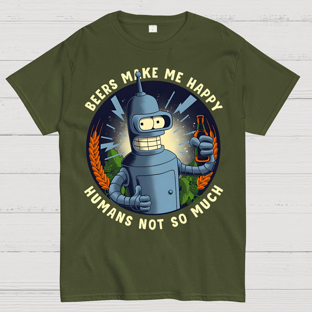 Beers Make Me Happy  T-Shirt