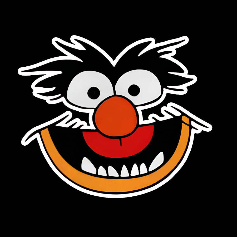 Retro Pop Culture Muppets Face  T-Shirt