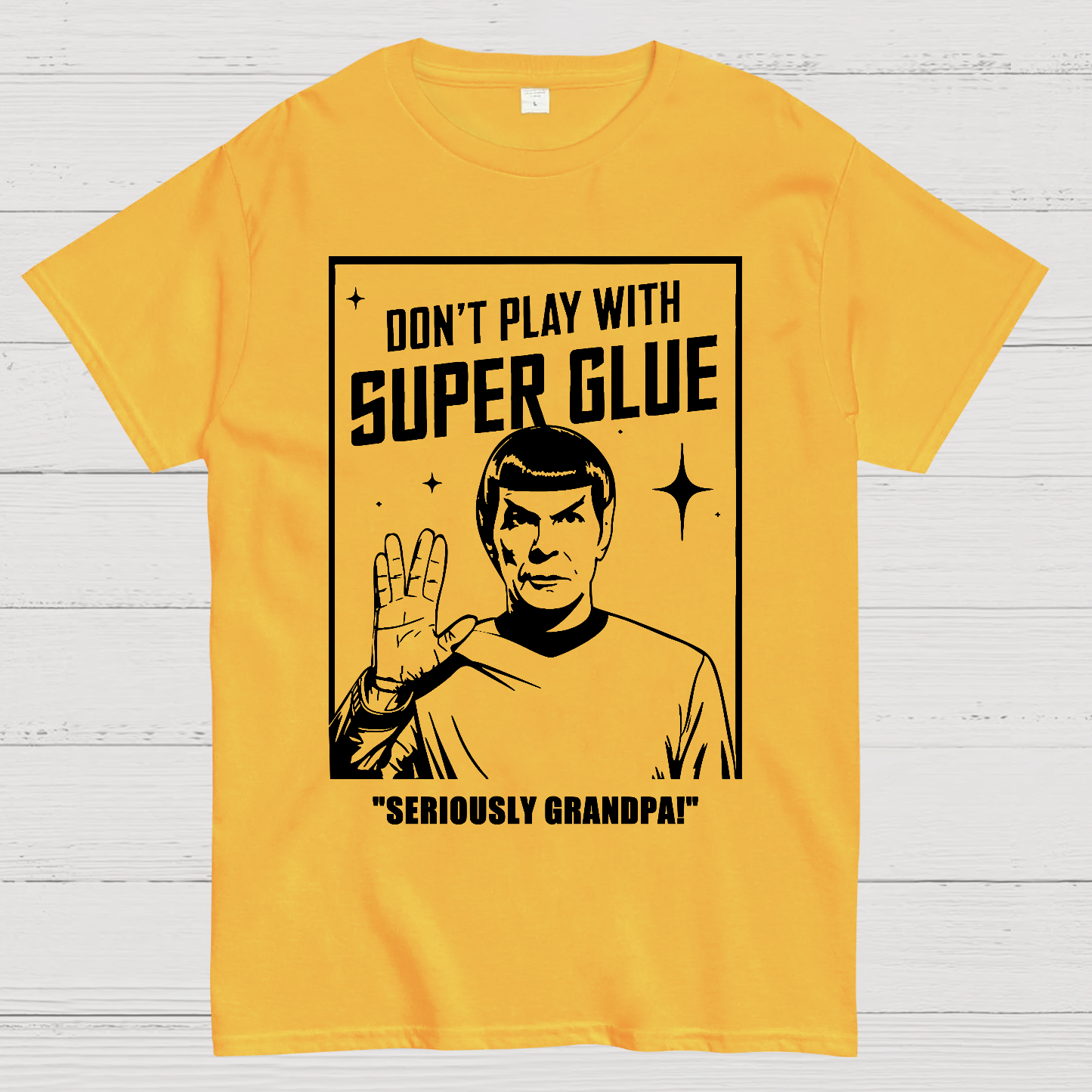 Don't Play With Superglue Grandpa  T-Shirt