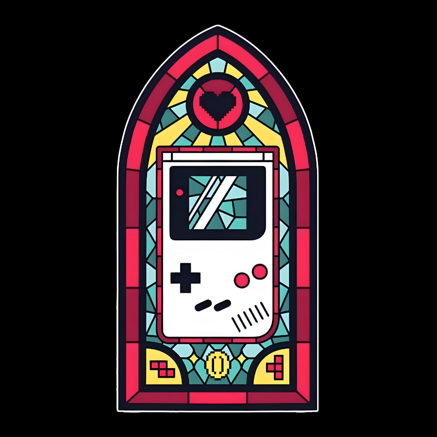 8bit Stained Glass  T-Shirt