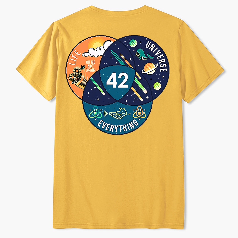 42 Answer to Life Universe and Everything Essential  T-Shirt