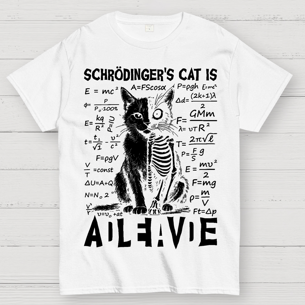 Schrödinger's Cat Dead And Alive  T-Shirt