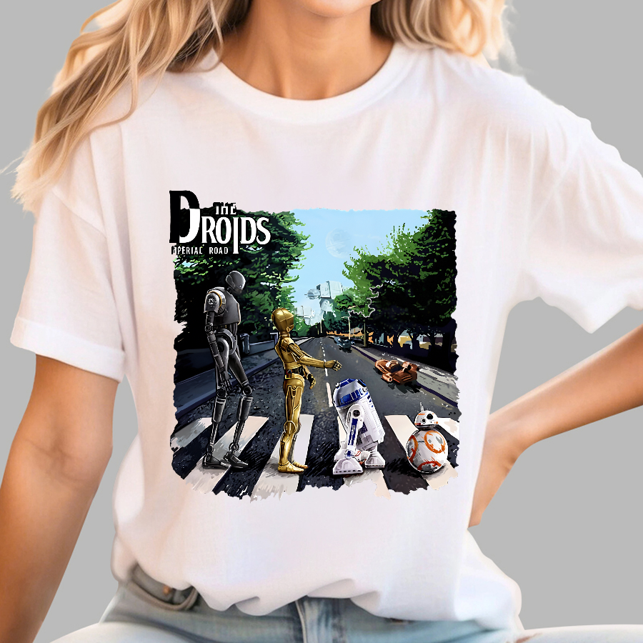 Droids Abbey Road  T-Shirt