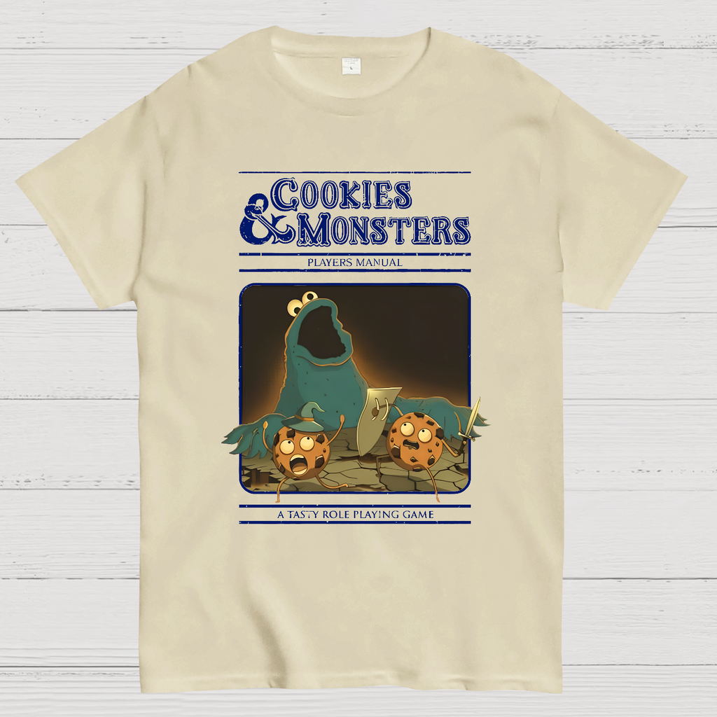 Cookies Monsters Players Manual Nerdy T-Shirt