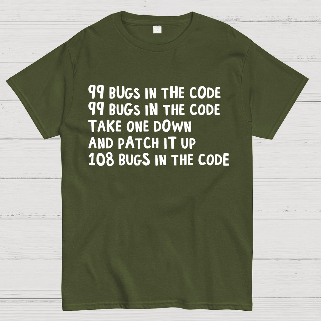 99 Bugs In The Code  T-Shirt