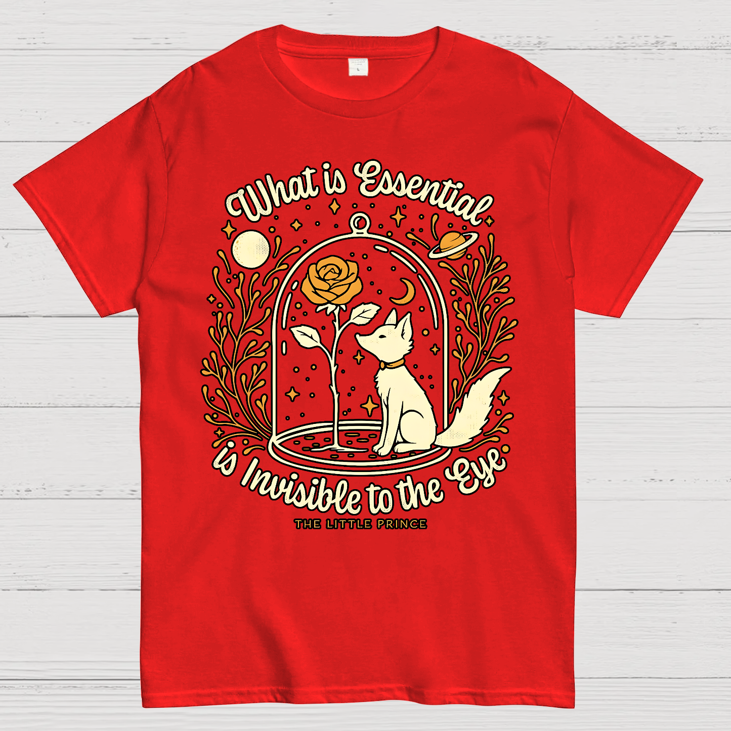 The Rose And The Fox  T-Shirt