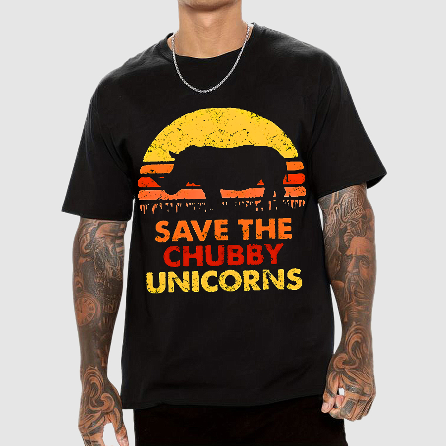 Save The Chubby Unicorns  T-Shirt