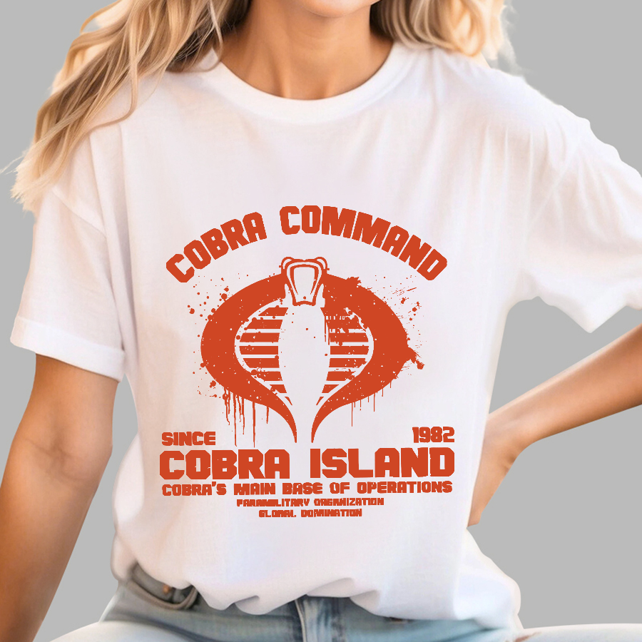 Cobra Command Cobra Island Nerd T-Shirt