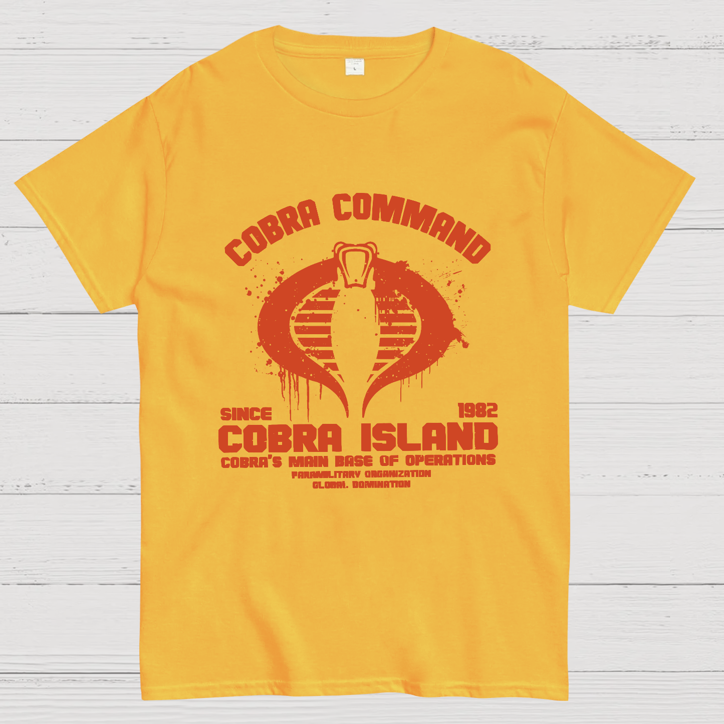 Cobra Command Cobra Island Nerd T-Shirt