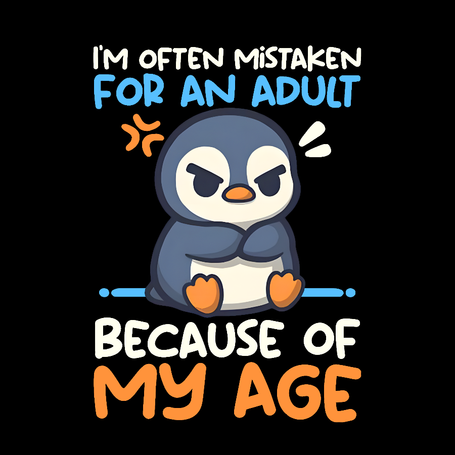 Penguin often mistaken for an adult  T-Shirt